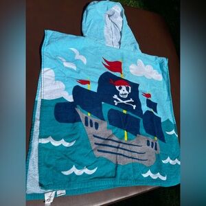 Pirate Ship Hooded Towel